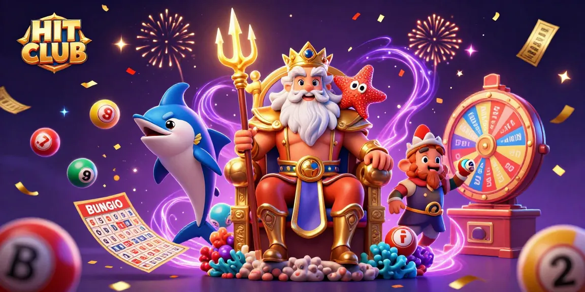Engage in thrilling games at HIT CLUB featuring colorful lottery elements and dynamic casino activities.