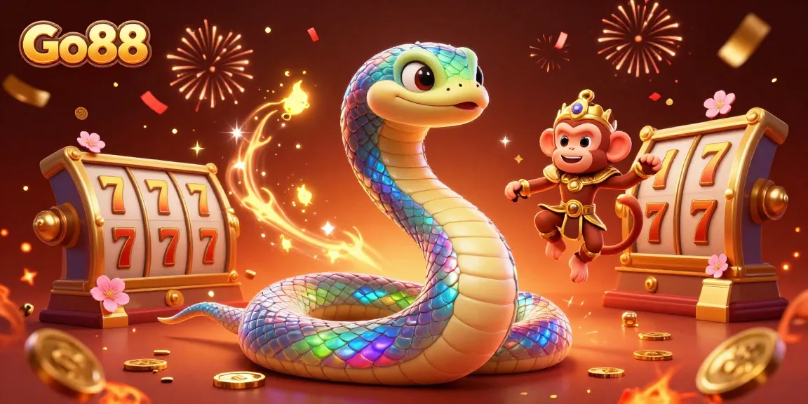 Experience the excitement of Go88 gaming with vibrant characters and enchanting casino-themed elements.